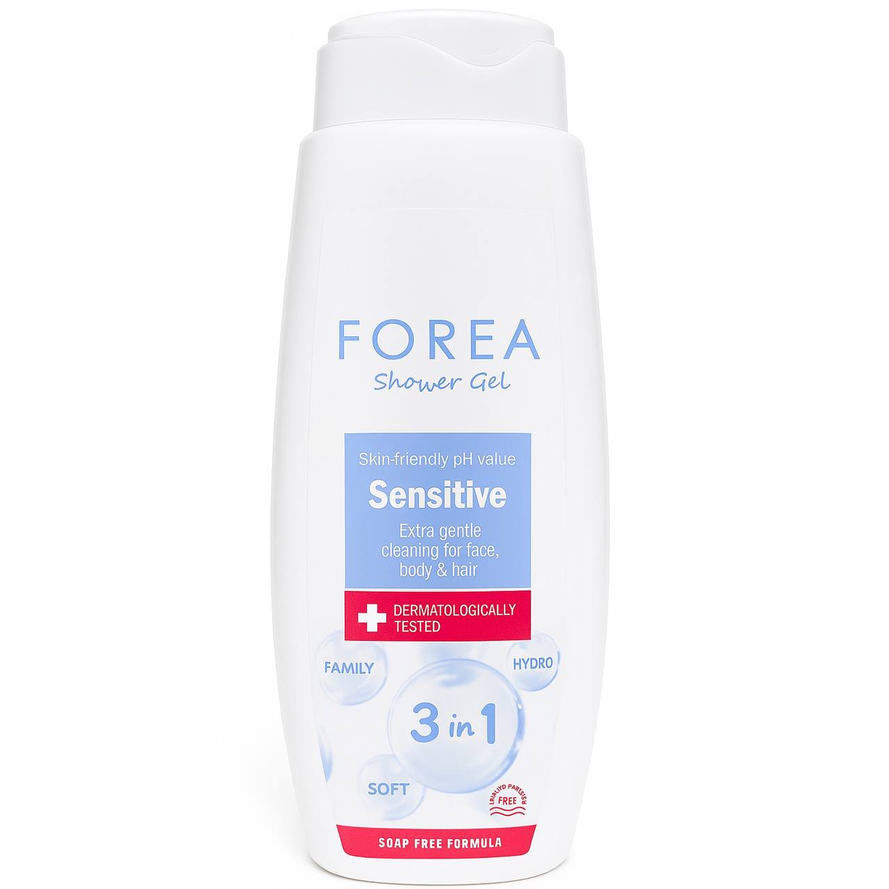 Forea Гель для душу 3 in 1, Sensetive 750ml