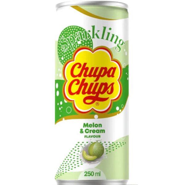 Chupa Chups Напій газований Melon & Cream (Диня з Вершками) 250ml