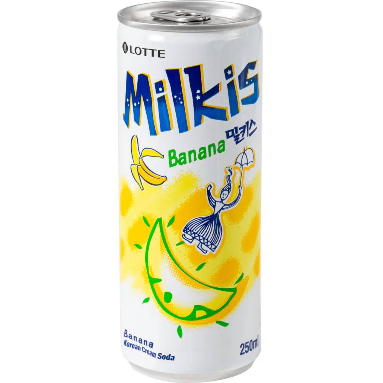 LOTTE Напій газований Milkis Banana (Банан) 250 ml