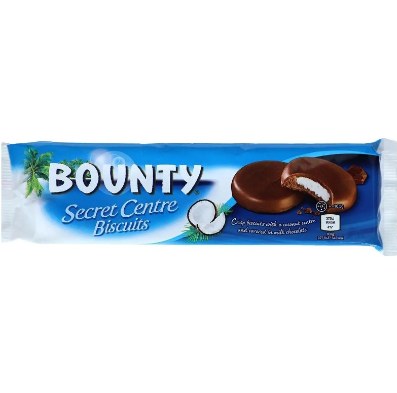 Bounty Бісквітне печиво Secret Centre Biscuits 132g