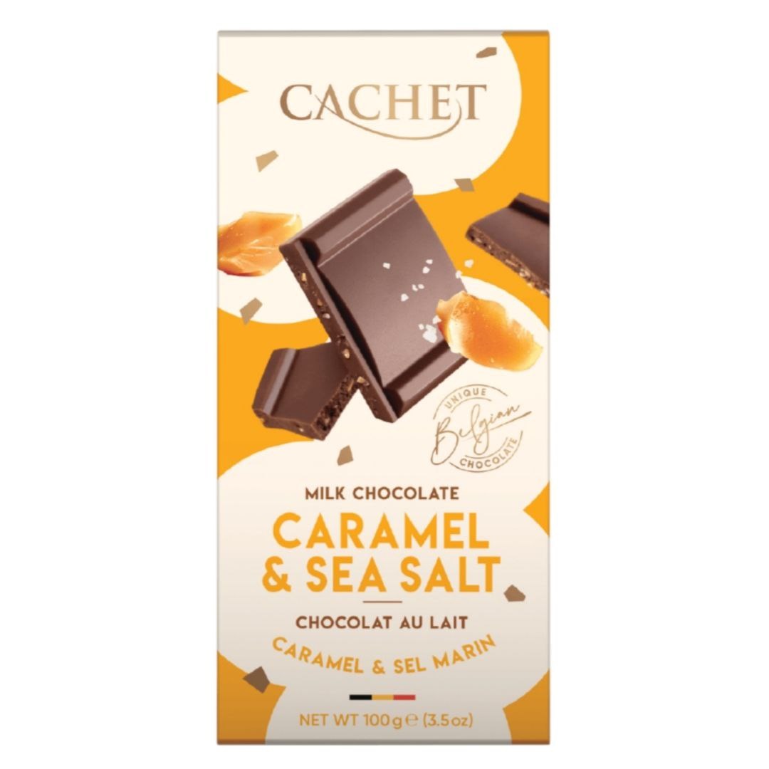 Cachet  Caramel & Sea Salt  100g