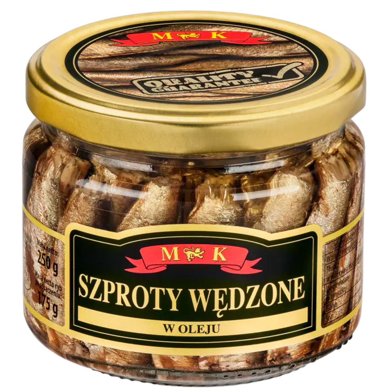 M&K Шпроти в олії Szprot Wedzone 250g