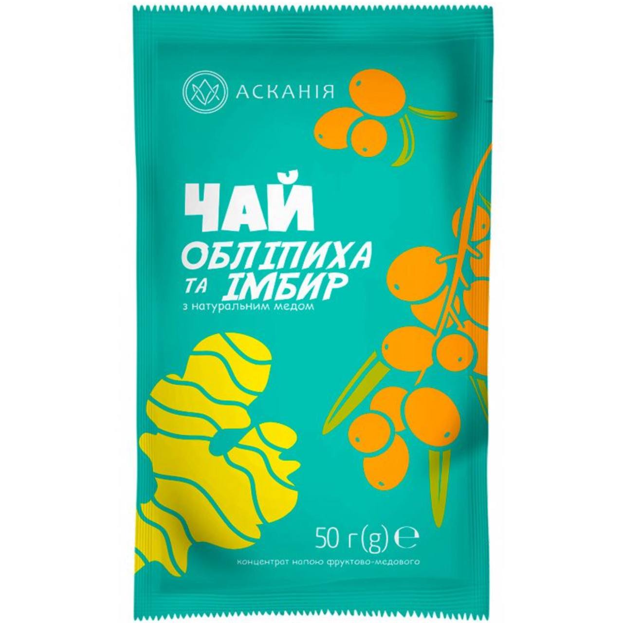 Асканія Чай-сашет Обліпиха та Імбир 50g